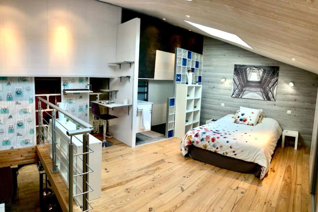 Duplex Atypique 20' De Toulouse Leguevin Exterior foto